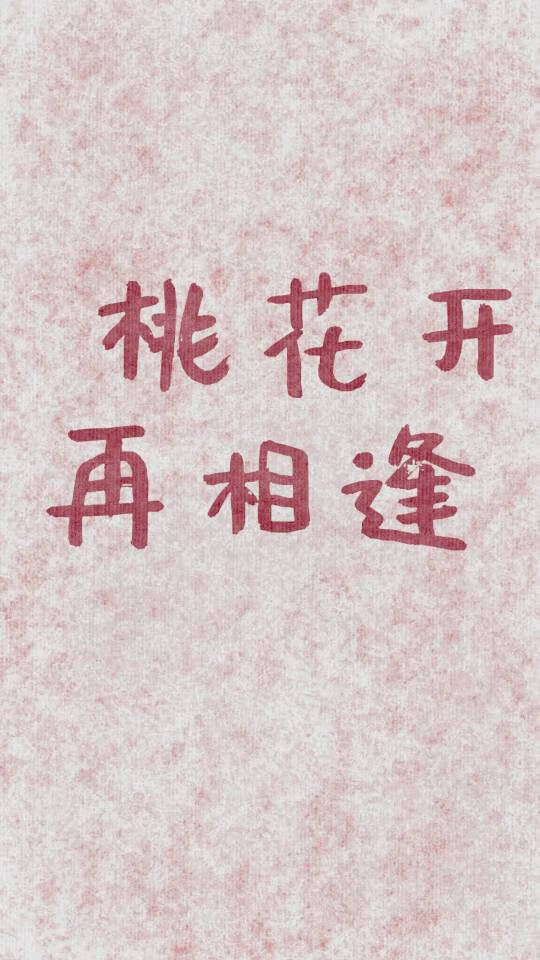 桃花开 再相逢