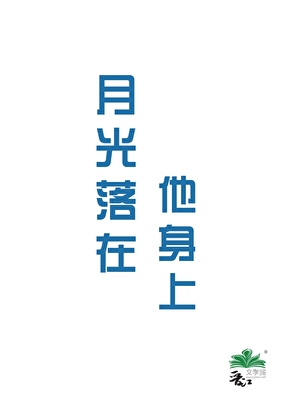 月光落在他身上