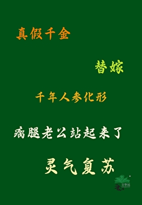 人参精穿成替嫁真千金