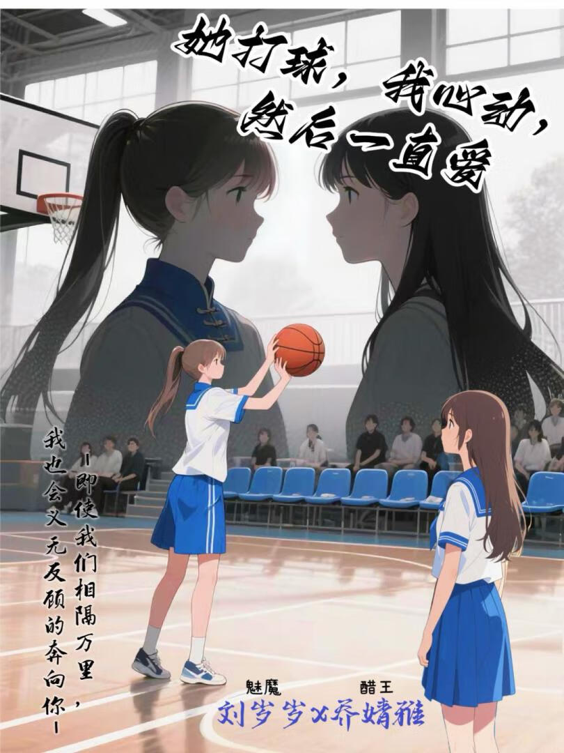 她打球，我心动，然后一直爱