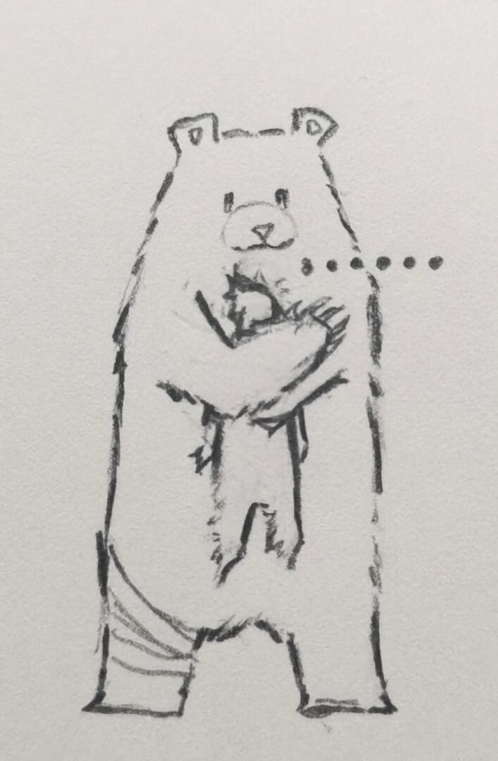 主人领养了退役的警犬