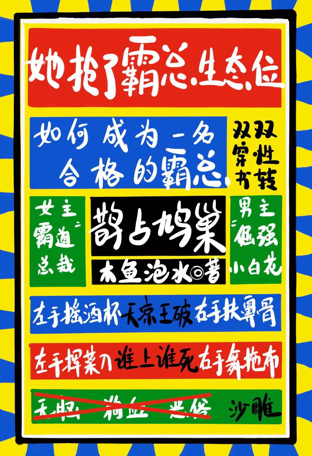 她抢了霸总生态位【性转穿书】